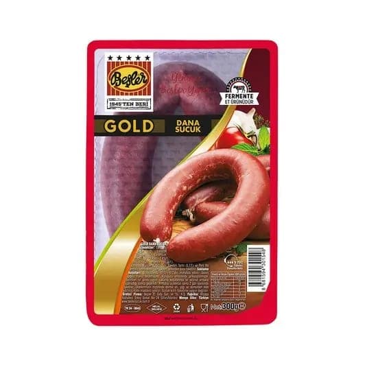 BEŞLER GOLD FERMENTE SUCUK (300 GR) (8 ADET)