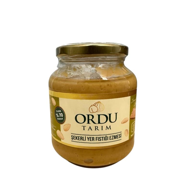 ORDU TARIM YER FISTIĞI EZMESİ CAM ŞEKERLİ 300GR*14