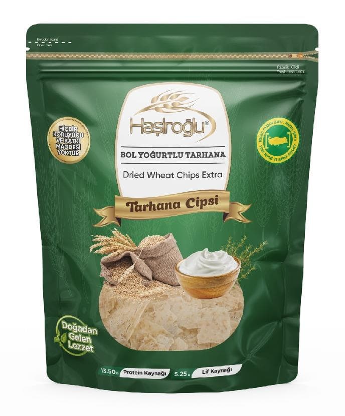 HAŞİROĞLU BOL YOĞURTLU YEŞİL CİPS TARHANA 450GR*20