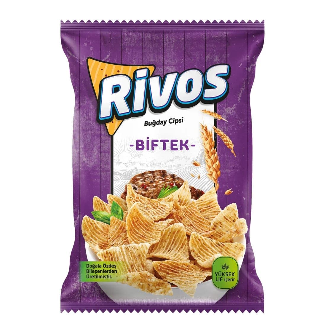 RİVOS BUĞDAY CİPSİ (BİFTEK) 56 GR*24