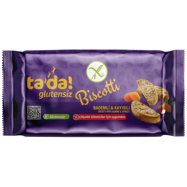 TADA BADEMLİ KAYISILI BİSCOTTI 6 LI 110 GR*10