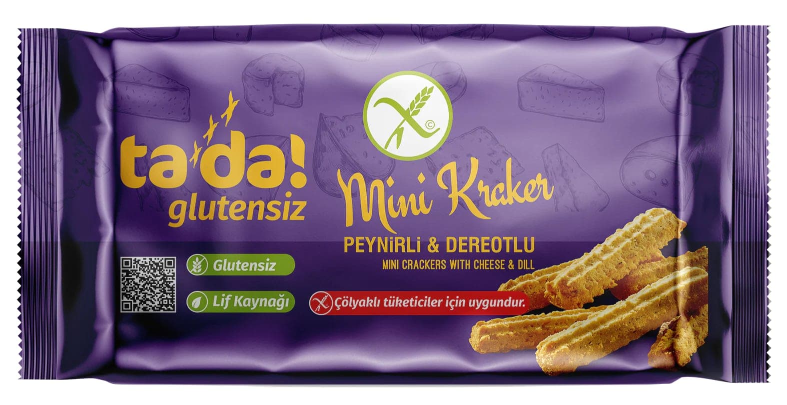 TADA PEYNİRLİ DEREOTLU MİNİ KRAKER 85 GR*10