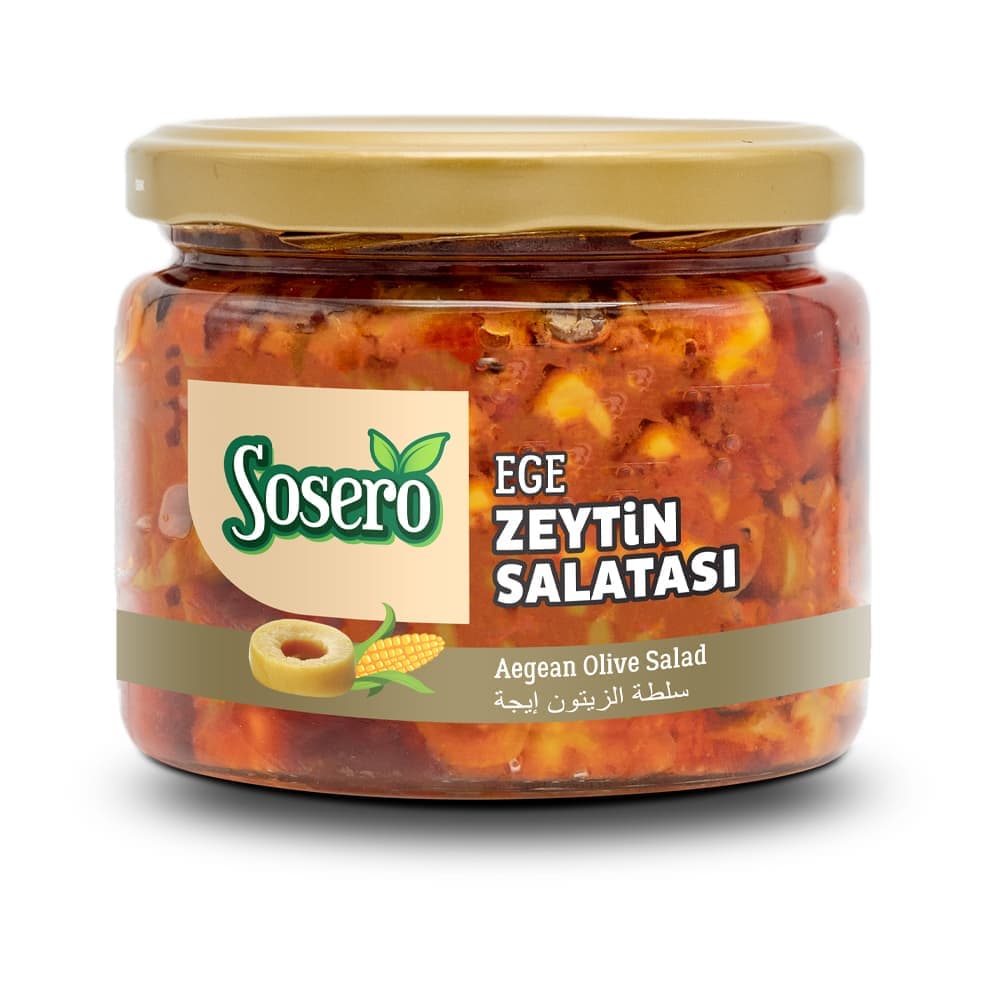 SOSERO EGE ZEYTIN SALATASI 230CC KVNZ