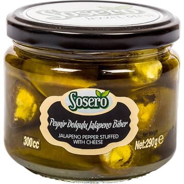 SOSERO PEYNIR DOLGULU JALAPENO BIBER 300CC KVNZ