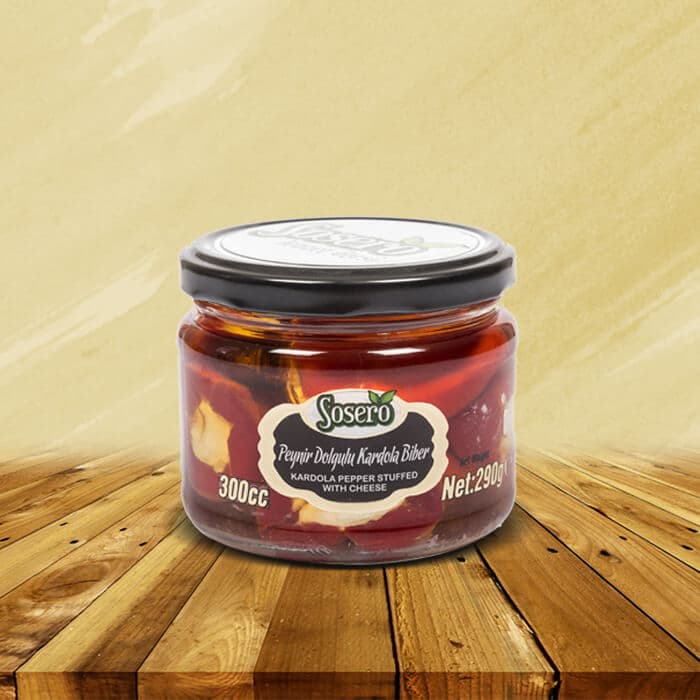 SOSERO PEYNIR DOLGULU KARDOLA BIBER 300CC KVNZ