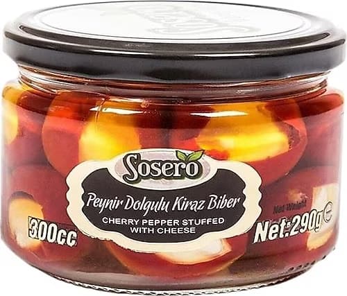 SOSERO PEYNIR DOLGULU KIRAZ BIBER 300CC KVNZ