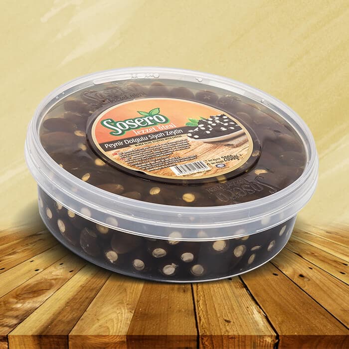 SOSERO PEYNIR DOLGULU SIYAH ZEYTIN 2KG VAK.TBK