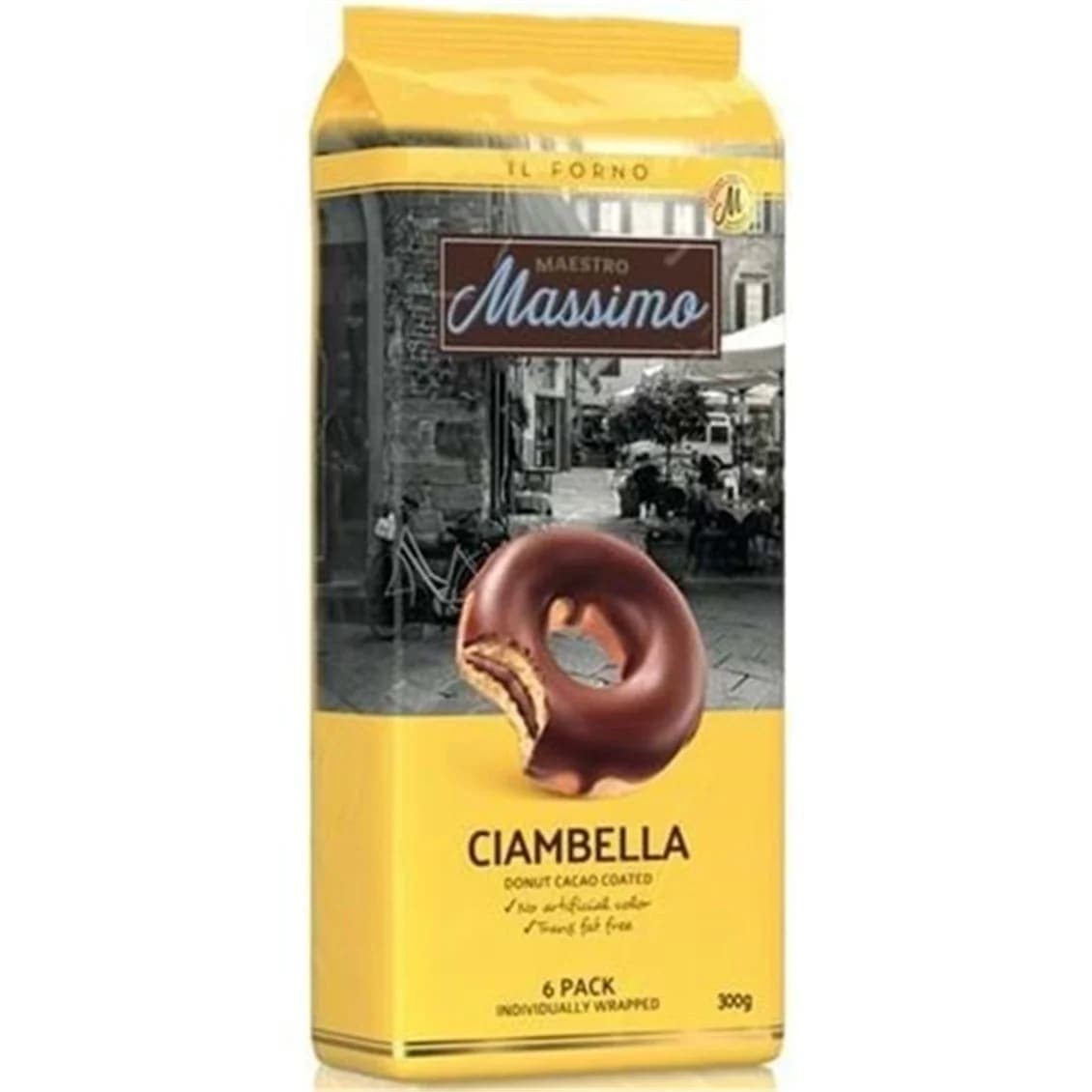 MASSIMO CIAMBELLA DONUT KAKAO 6LI MULTI 270 GR*12
