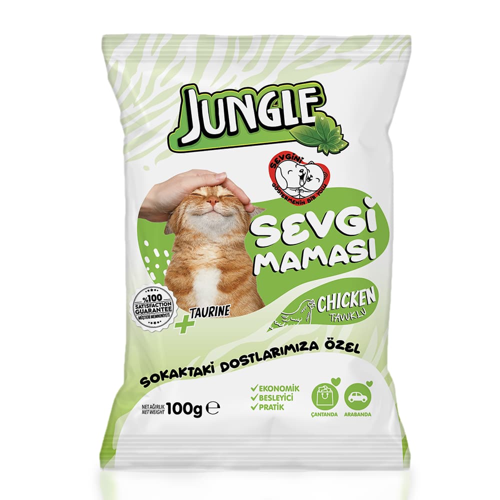 Jungle Sevgi Maması Kedi 100 gr