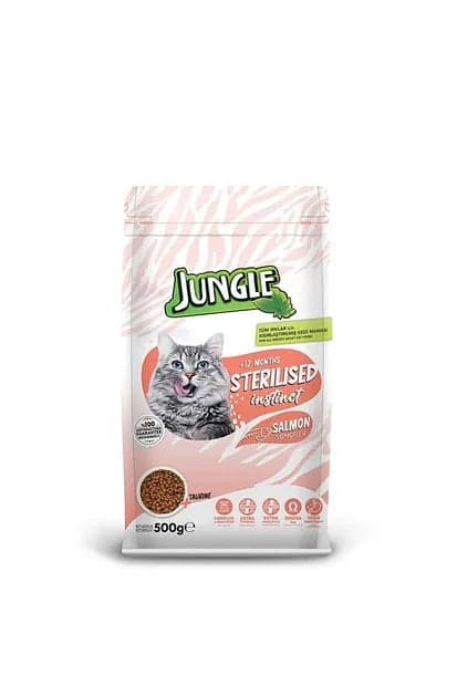 Jungle 500 g Sterilesed Somonlu Kısır Kedi Maması