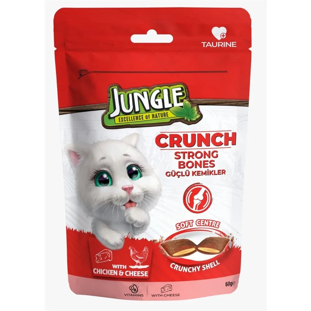 Jungle Cruch Kedi Ödül Güçlü Kemikler 60 Gr.