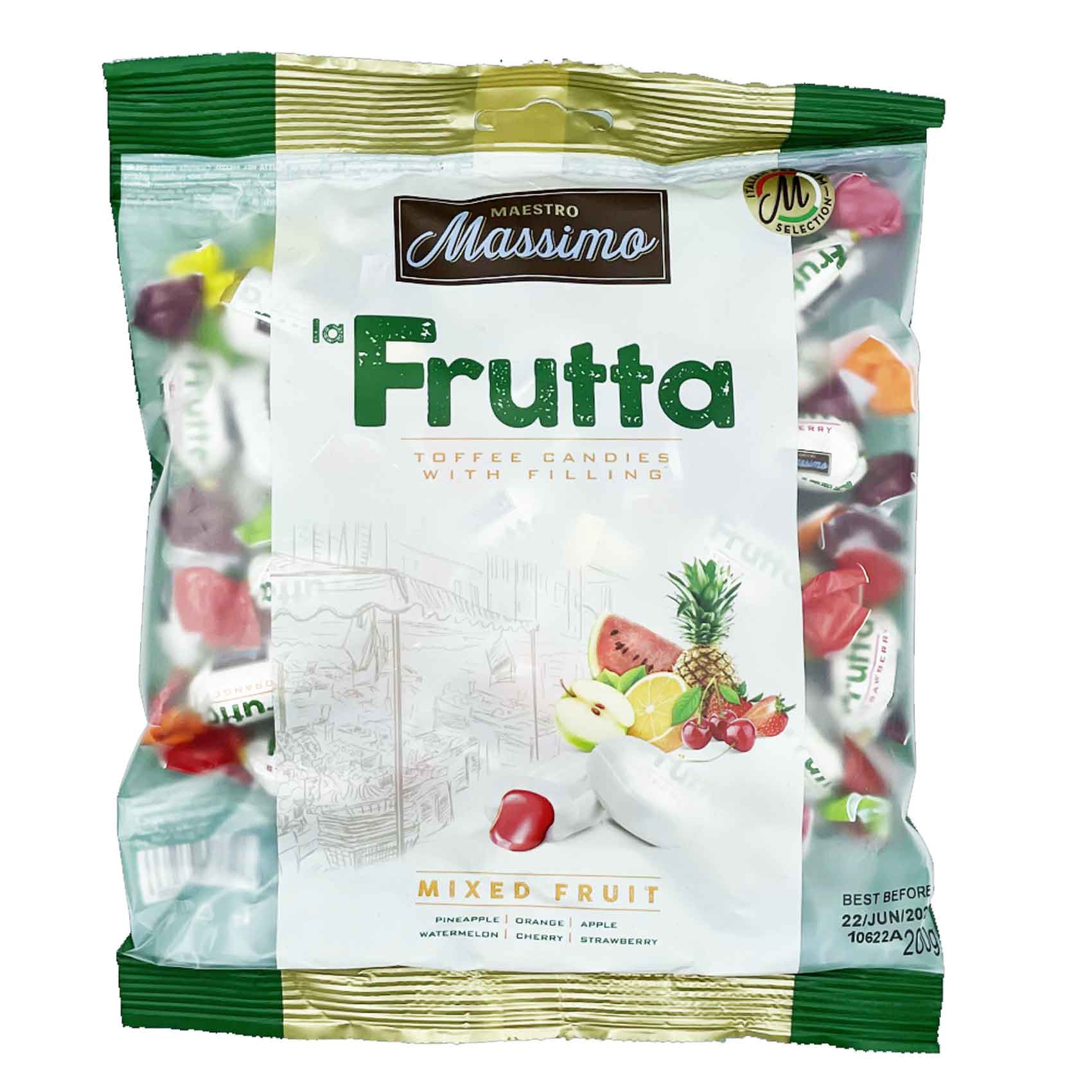 MASSIMO LA FRUTTA DOLG.SERT ŞEKERLER 200 GR *12