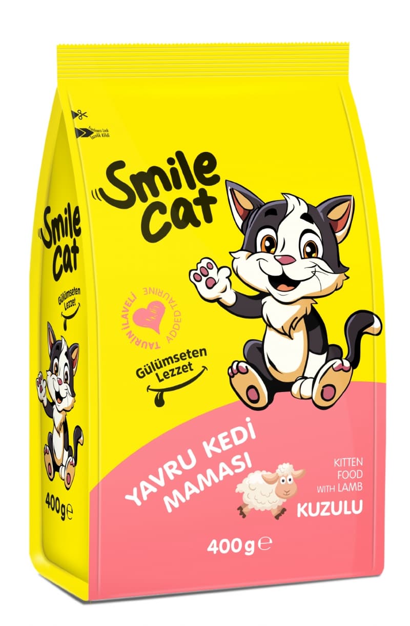 Smile Cat Kısır Kedi Tavuklu 400 gr Kuru Mama