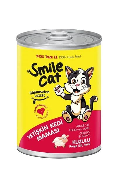 Smile Cat Yetişkin Kedi Kuzulu 400 gr Kuru Mama