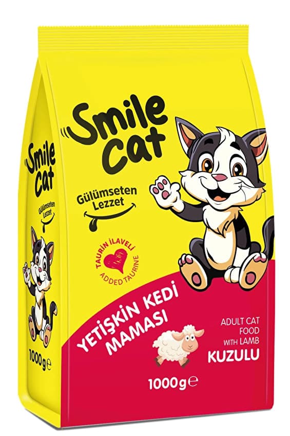 Smile Cat Yetişkin Kedi Kuzulu 1 kg Kuru Mama