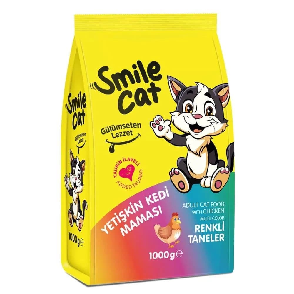 Smile Cat Yetişkin Kedi Mix 1 kg Kuru Mama