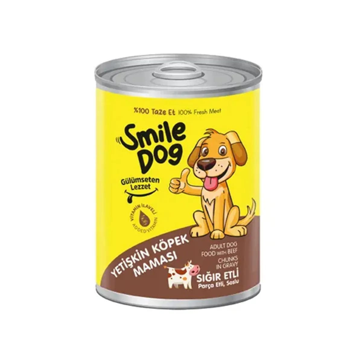 Smile Dog Konserve Yetişkin Köpek 400gr Sığır Etli Mama