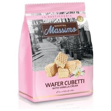 MASSIMO WAFER CUBETTI VANİLYA 250 GR*12